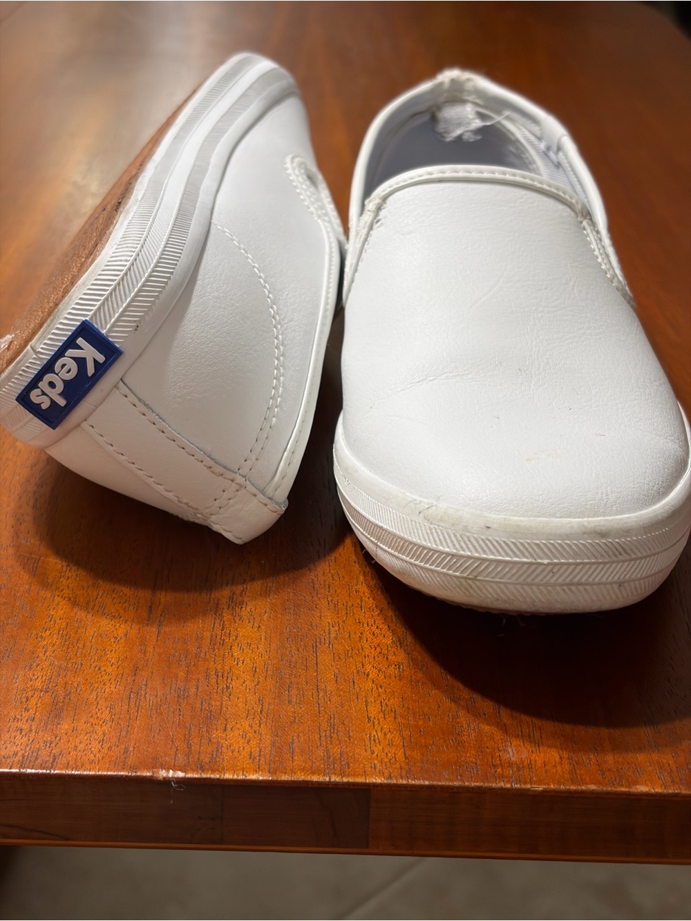 Keds Women’s White Slip-On Canvas Sneakers